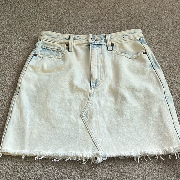 “Abercrombie & Fitch: Zoe Natural Rise Vintage A-line Skirt size 27” - Picture 1 of 8